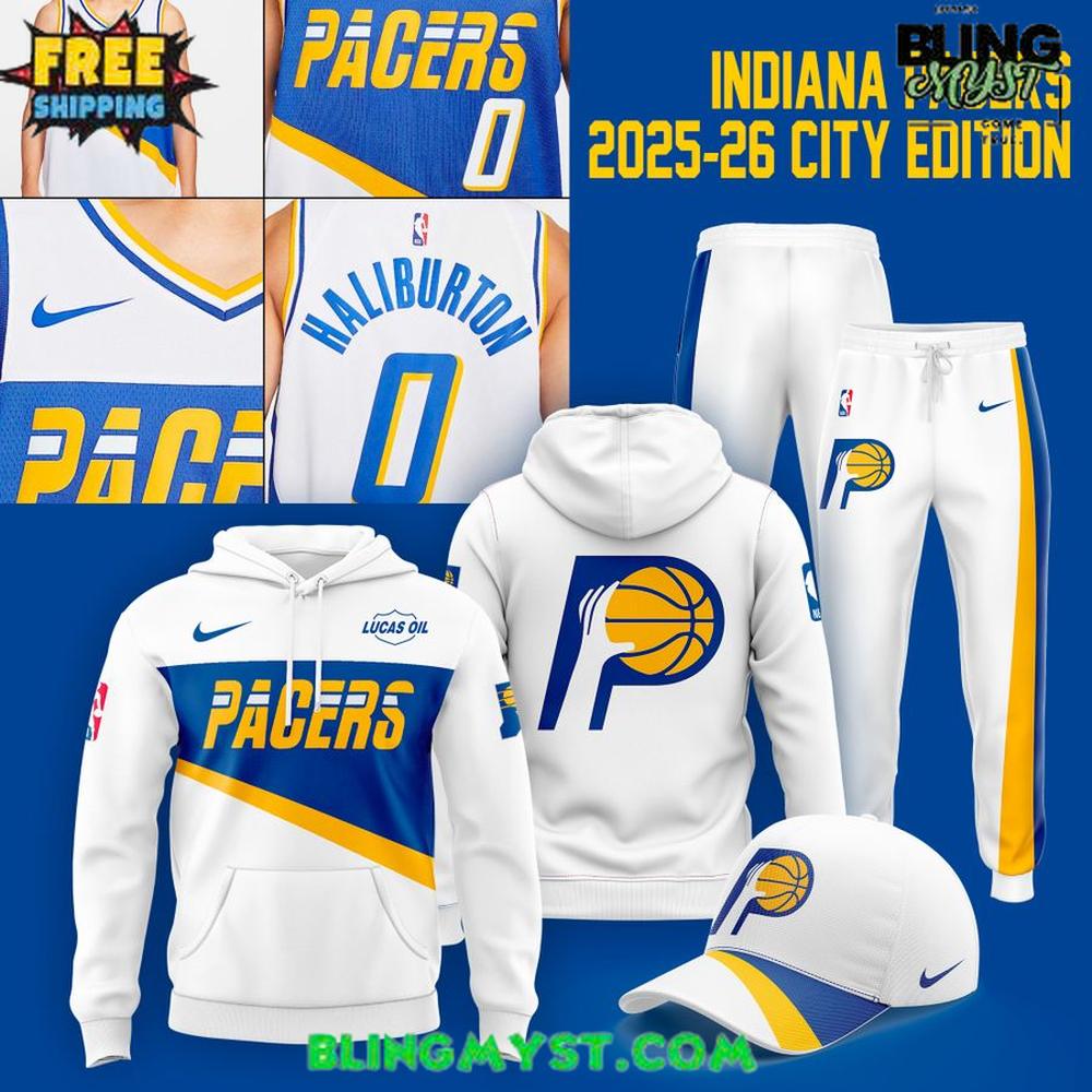 Indiana Pacers 2025-26 City Limited Edition Hoodie Indiana Pacers 2025-26 City Limited Edition Hoodie