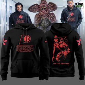 Indiana Pacers x Stranger Things One Last Adventure Hoodie