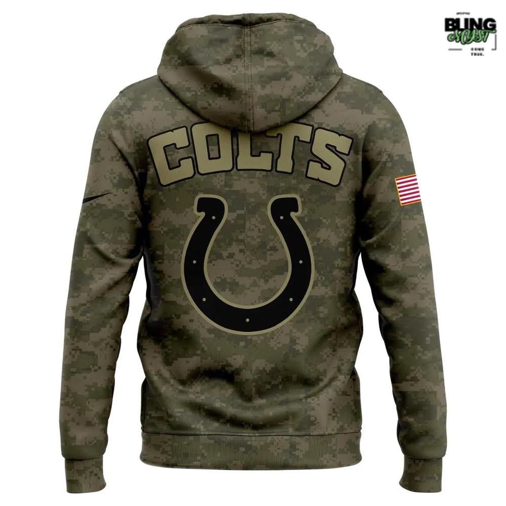 Indianapolis Colts Salute To Service Premium NFL Hoodie Indianapolis Colts Salute To Service Premium NFL Hoodie