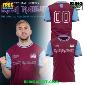 Iron Maiden x West Ham United Limited Edition Football Jersey