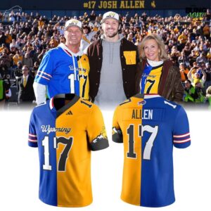 Josh Allen Wyoming Cowboys Collab Buffalo Bills Limited Edition Football Jersey