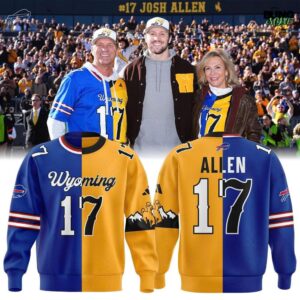 Josh Allen Wyoming Cowboys Collab Buffalo Bills Limited Edition Sweatshirt