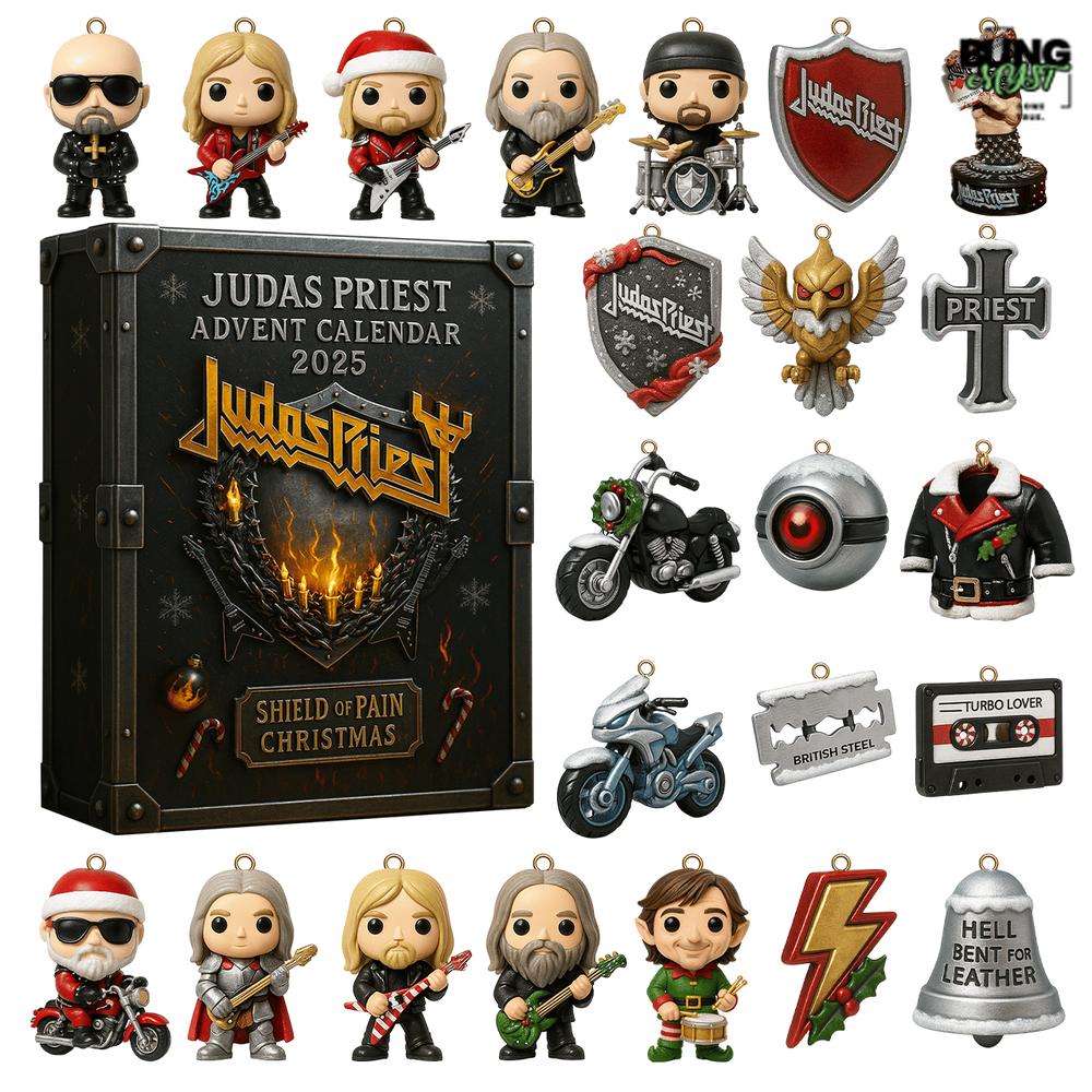 Judas Priest Limited Edition Advent Calendar 2025 Judas Priest Limited Edition Advent Calendar 2025