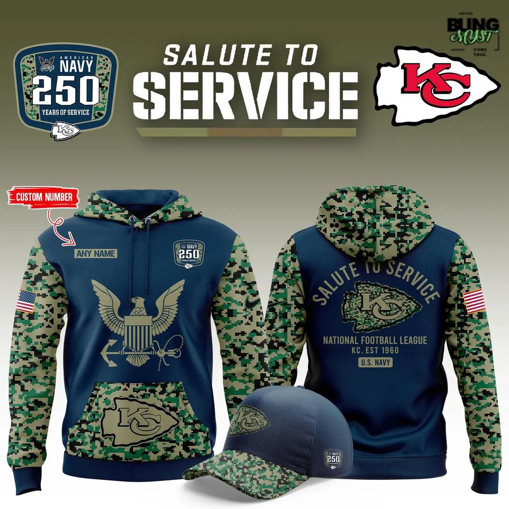 Kansas City Chiefs 250 Years Of Service Hoodie Kansas City Chiefs 250 Years Of Service Hoodie