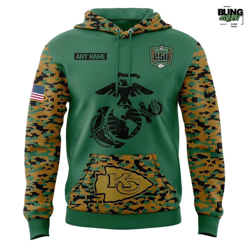 Kansas City Chiefs 250 Years Of Service Hoodie Kansas City Chiefs 250 Years Of Service Hoodie