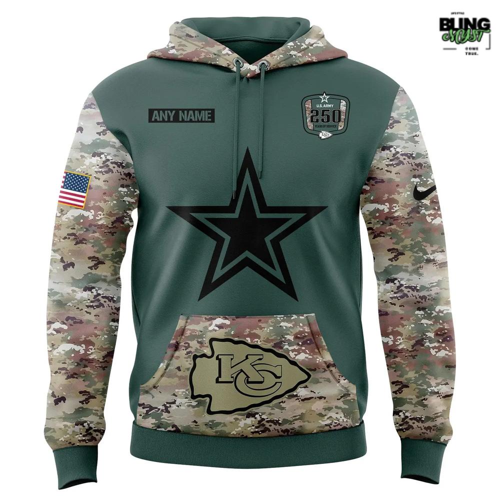 Kansas City Chiefs 250 Years Of Service Hoodie Kansas City Chiefs 250 Years Of Service Hoodie