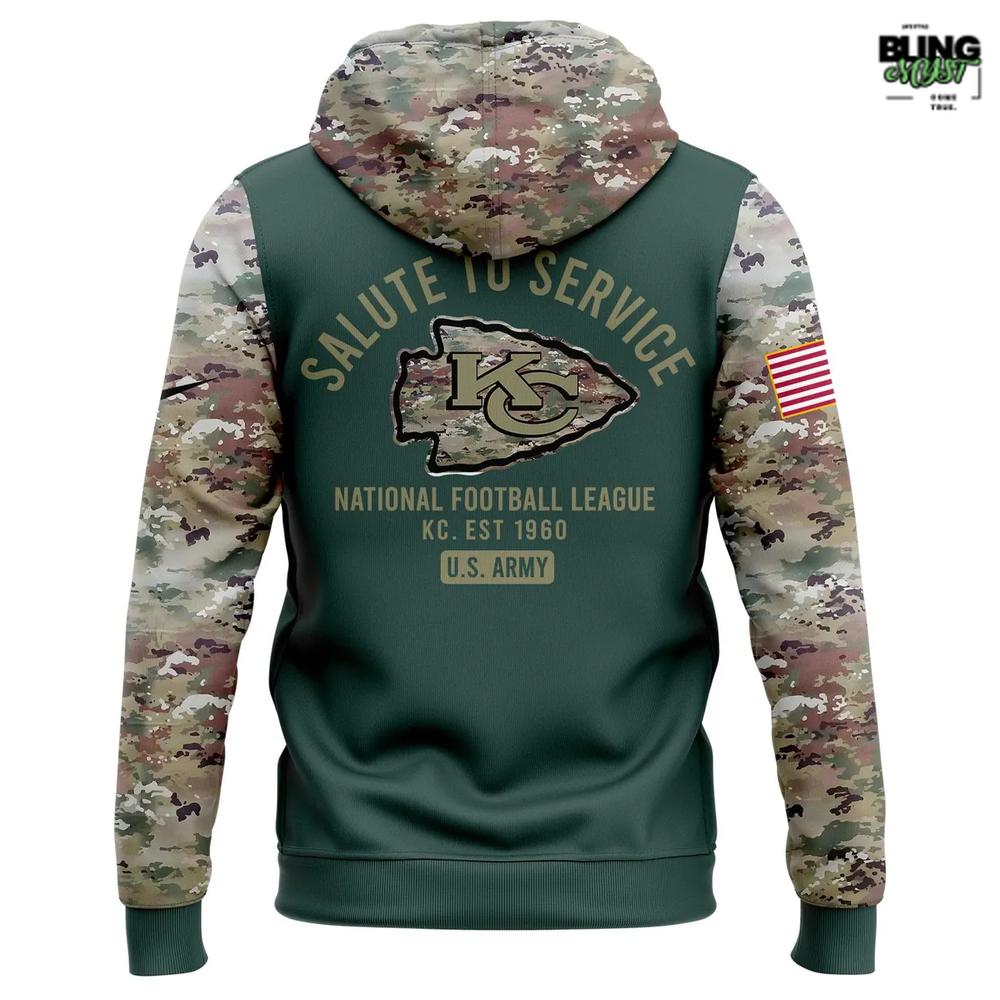 Kansas City Chiefs 250 Years Of Service Hoodie Kansas City Chiefs 250 Years Of Service Hoodie