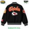 Kansas City Chiefs Vintage Black Old English Special Edition Varsity Jacket 3