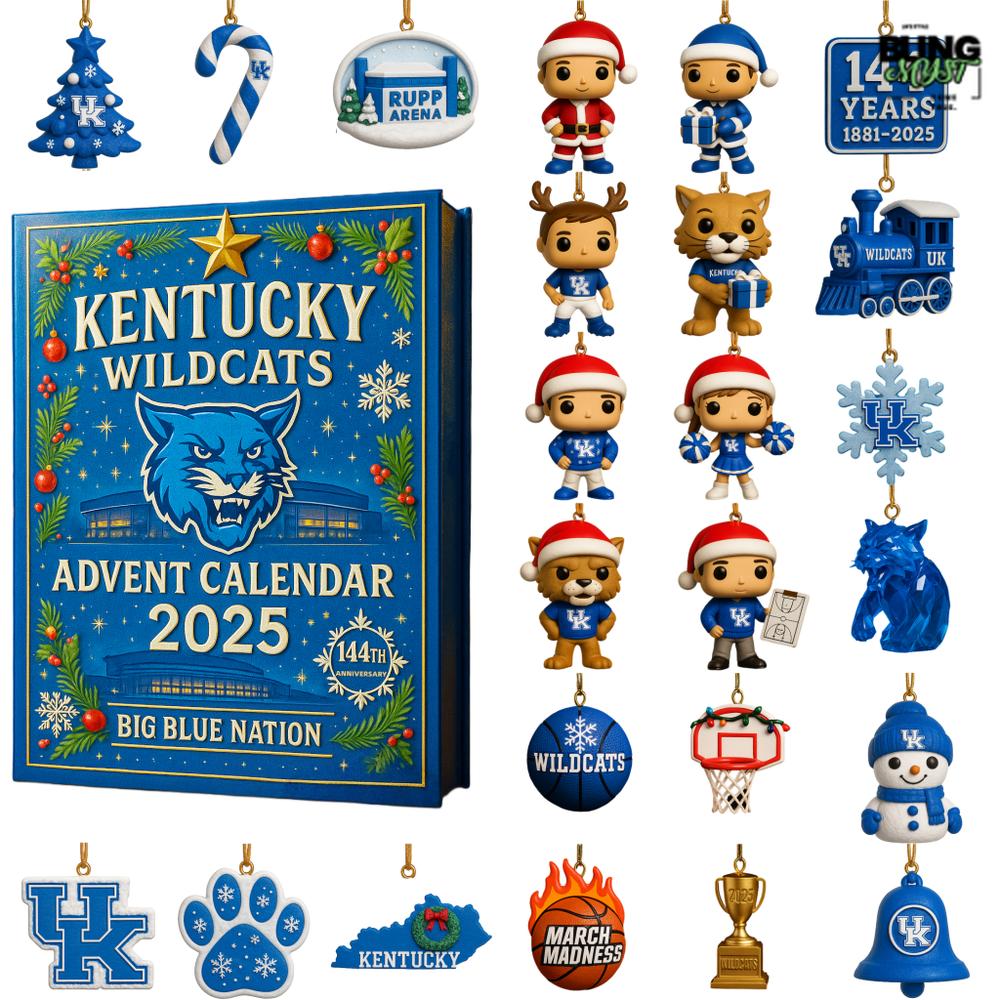 Kentucky Wildcats Big Blue Nation Advent Calendar 2025 Kentucky Wildcats Big Blue Nation Advent Calendar 2025