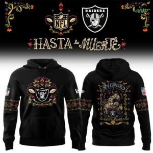 Las Vegas Raiders 2025 Hasta La Muerte Hoodie