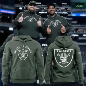 Las Vegas Raiders 2025 Military Appreciation Special Edition Hoodie
