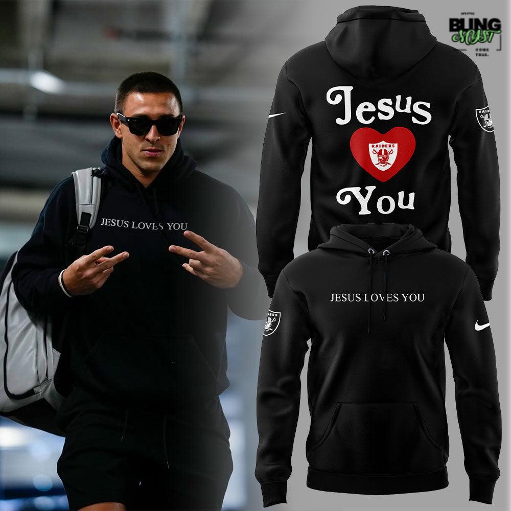 Las Vegas Raiders Jesus Love You Limited Edition Hoodie Las Vegas Raiders Jesus Love You Limited Edition Hoodie