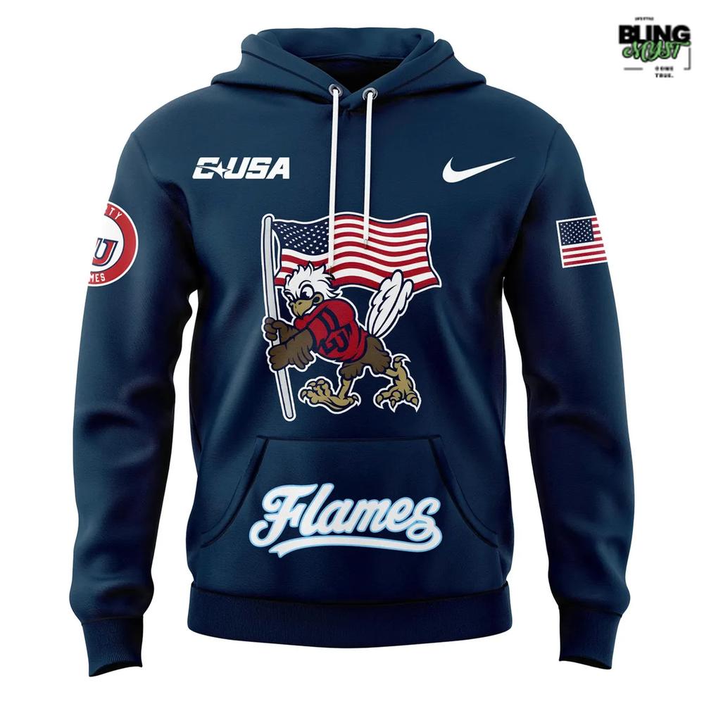 Liberty Flames Military Appreciation Night 2025 Hoodie Liberty Flames Military Appreciation Night 2025 Hoodie
