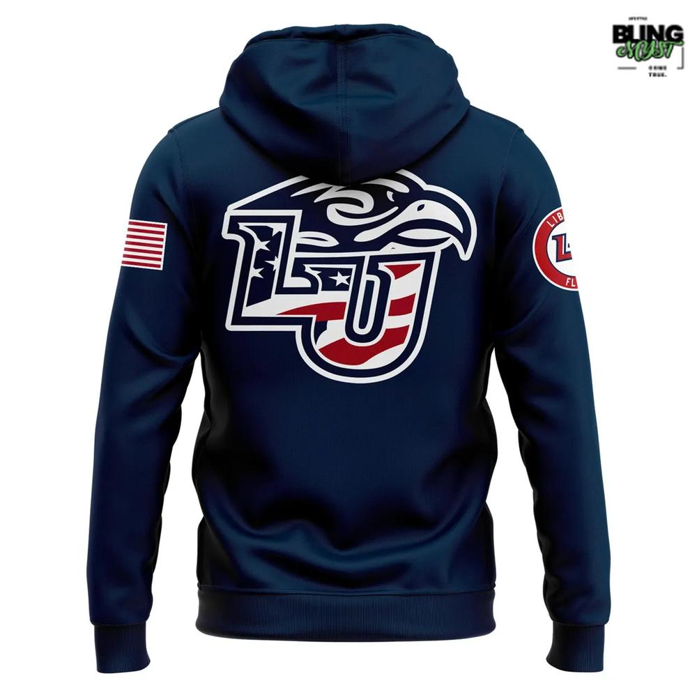 Liberty Flames Military Appreciation Night 2025 Hoodie Liberty Flames Military Appreciation Night 2025 Hoodie