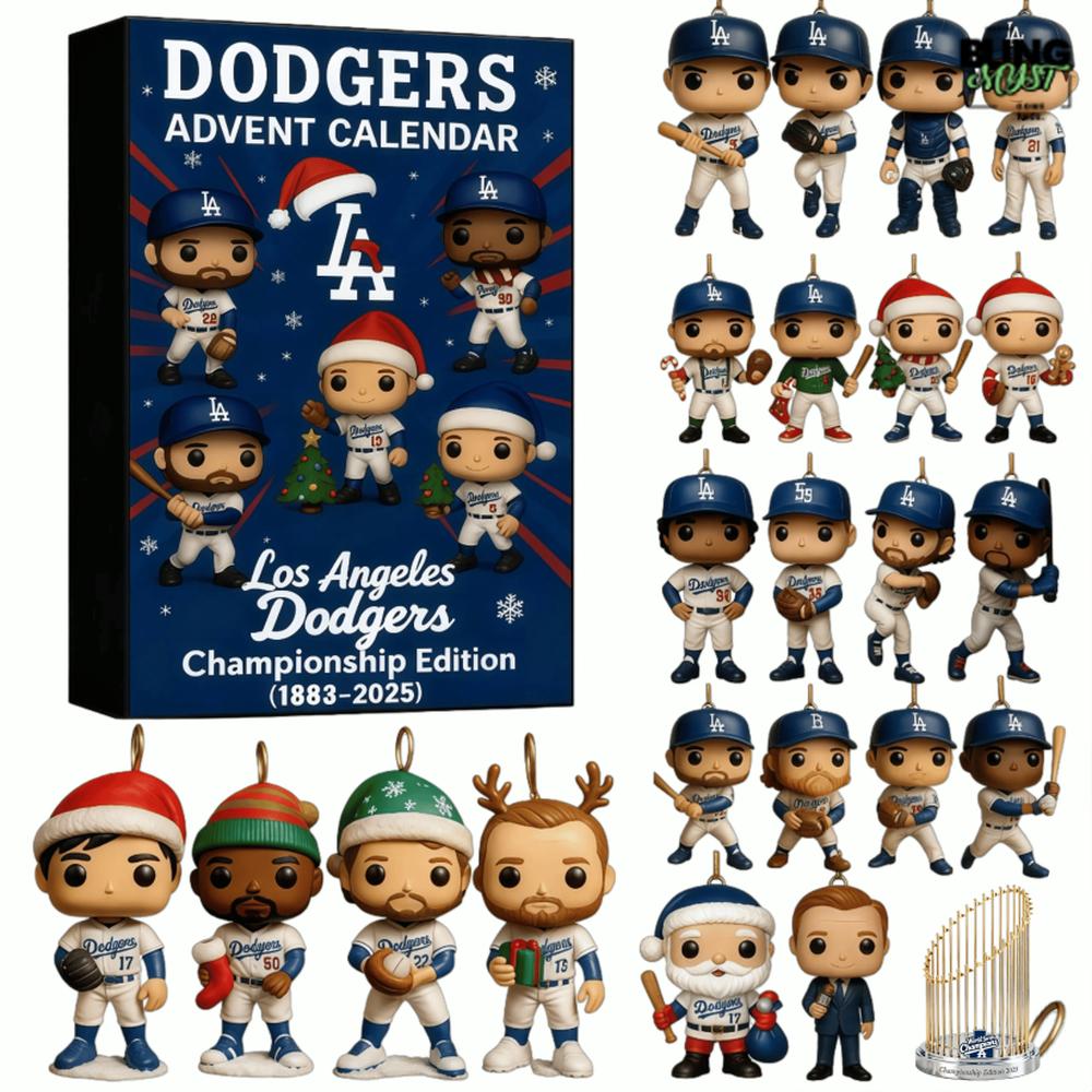 Los Angeles Dodgers Championship Edition Advent Calendar 2025 Los Angeles Dodgers Championship Edition Advent Calendar 2025