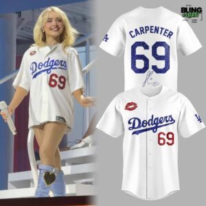 Los Angeles Dodgers x Carpenter Short n’ Sweet Tour Limited Edition Baseball Jersey