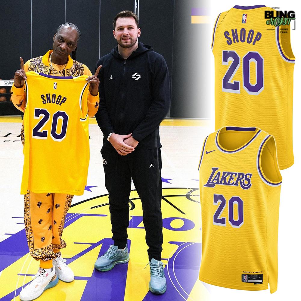Los Angeles Lakers x Snoop Dogg Limited Edition NBA Basketball Jersey Los Angeles Lakers x Snoop Dogg Limited Edition NBA Basketball Jersey