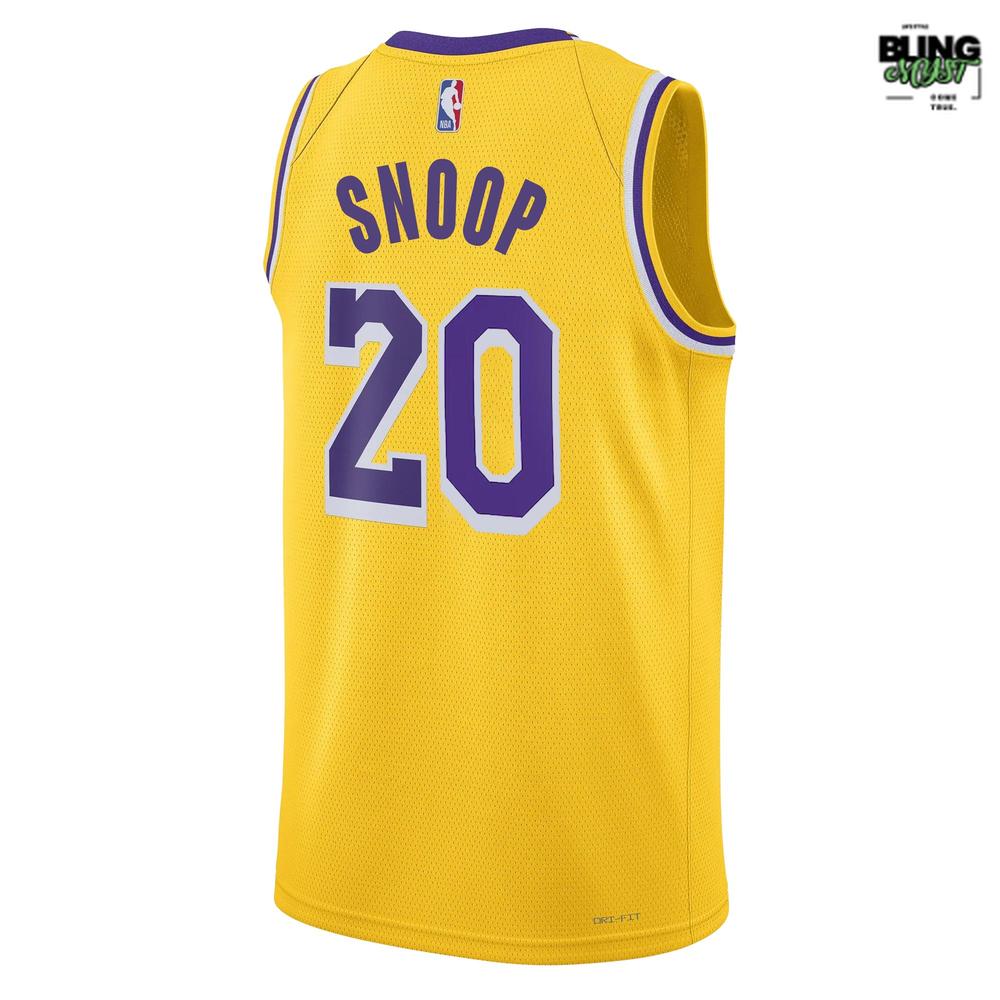 Los Angeles Lakers x Snoop Dogg Limited Edition NBA Basketball Jersey Los Angeles Lakers x Snoop Dogg Limited Edition NBA Basketball Jersey