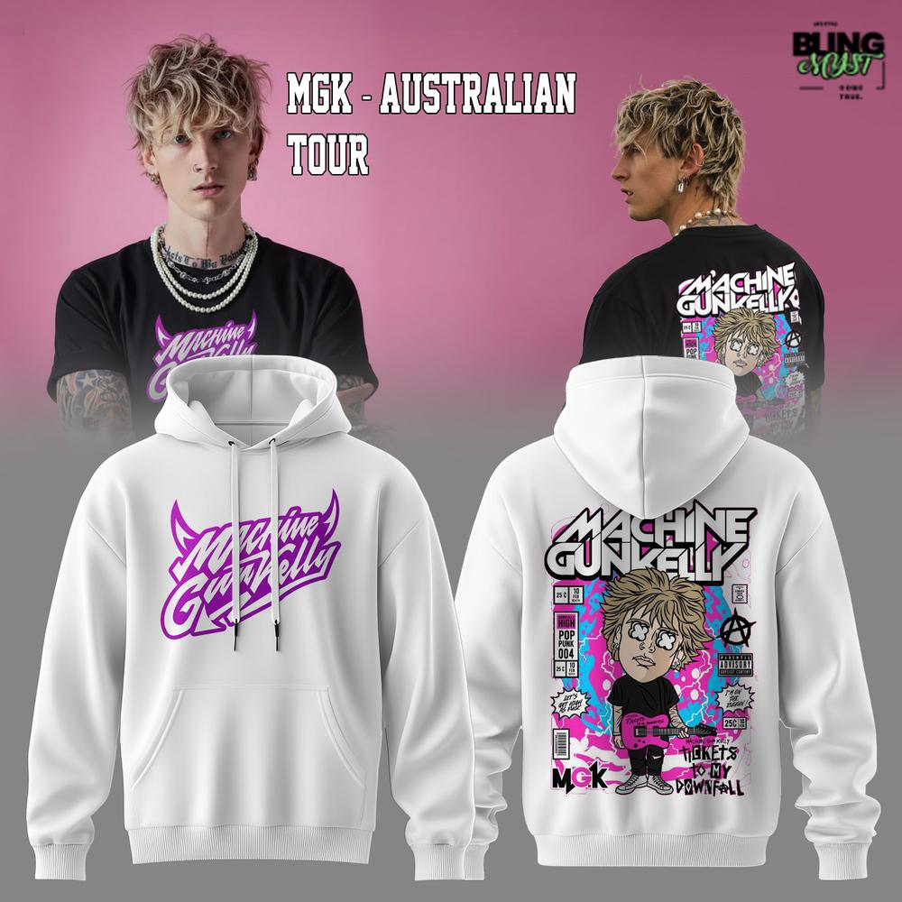 Machine Gun Kelly Lost American Tour 2026 Hoodie Machine Gun Kelly Lost American Tour 2026 Hoodie
