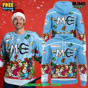 Maine Mariners Our Teddy Bear Toss 2025 Hoodie