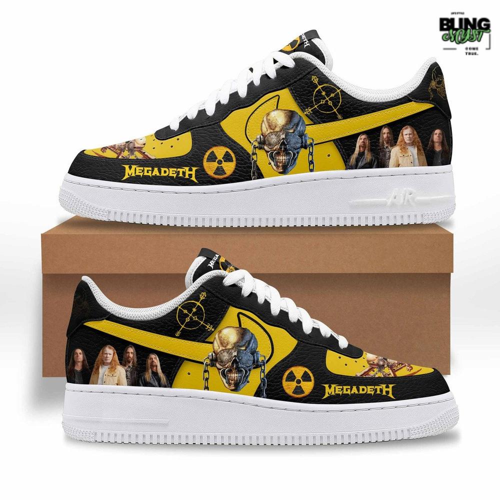 Megadeth Rock Band Limited Edition Air Force 1 Megadeth Rock Band Limited Edition Air Force 1