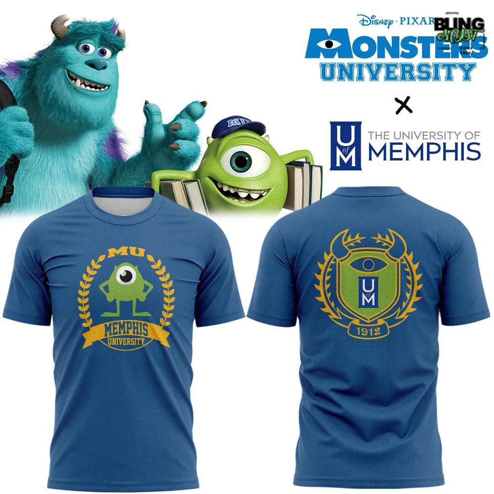 Memphis Tigers x Monsters University T-Shirt Memphis Tigers x Monsters University T-Shirt