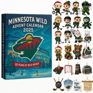 Minnesota Wild 28 Years Of Wild Hockey Advent Calendar 2025