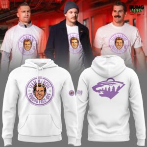 Minnesota Wild Team Marcus Fougno Face-Off Special Edition Hoodie