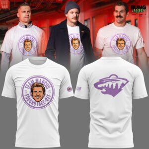 Minnesota Wild Team Marcus Fougno Face-Off Special Edition T-Shirt