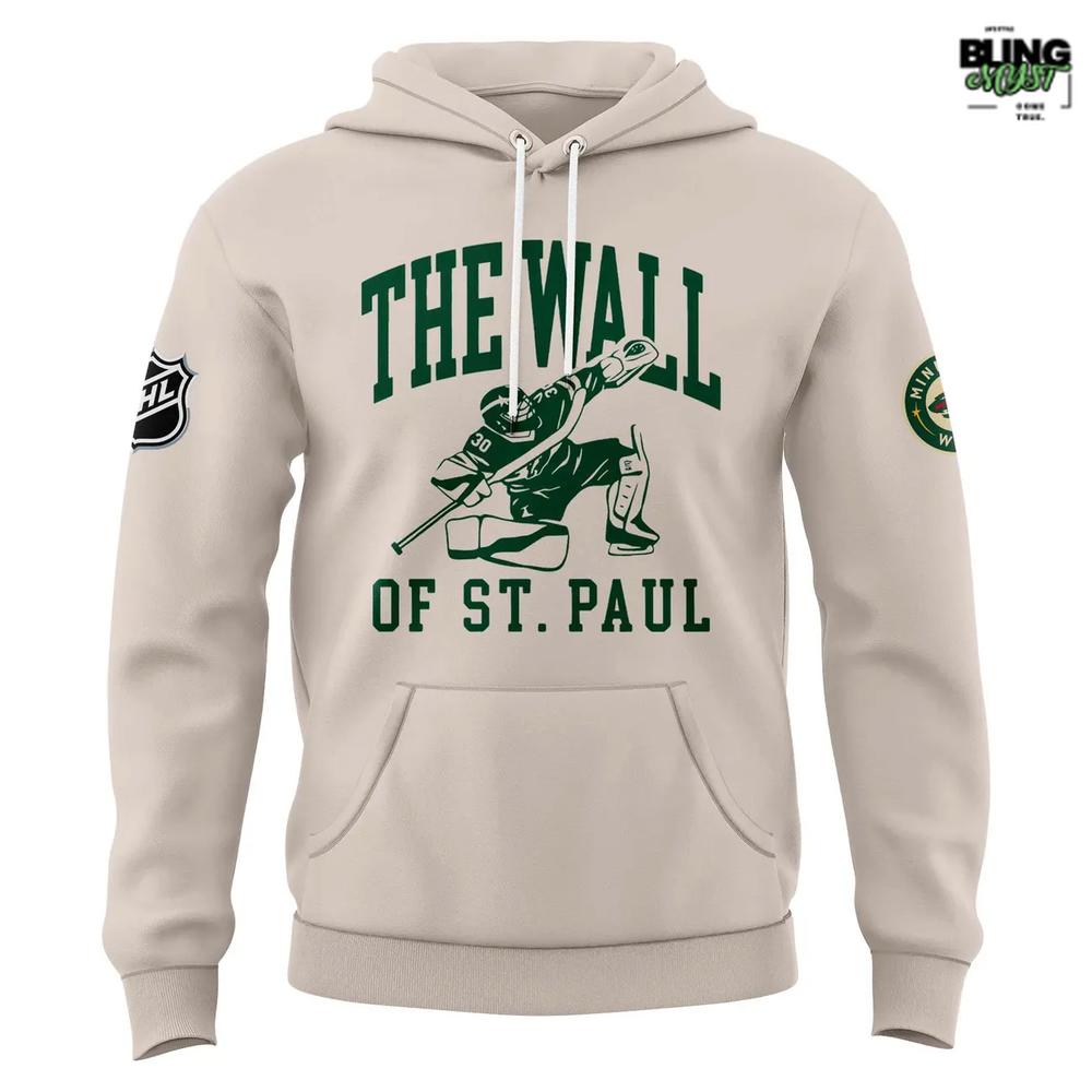 Minnesota Wild x The Wall Of ST. Paul Special Edition Hoodie Minnesota Wild x The Wall Of ST. Paul Special Edition Hoodie