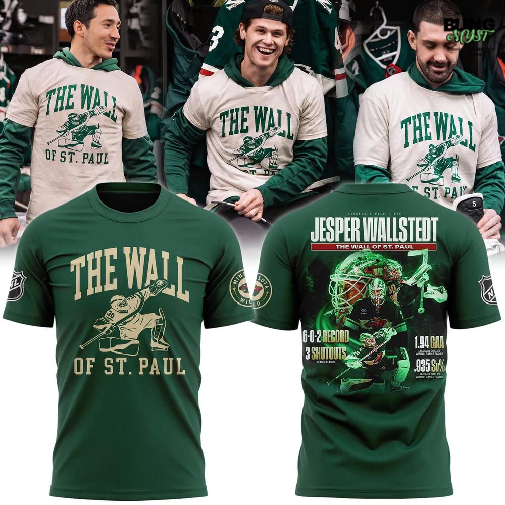 Minnesota Wild x The Wall Of ST. Paul Special Edition T-Shirt Minnesota Wild x The Wall Of ST. Paul Special Edition T-Shirt