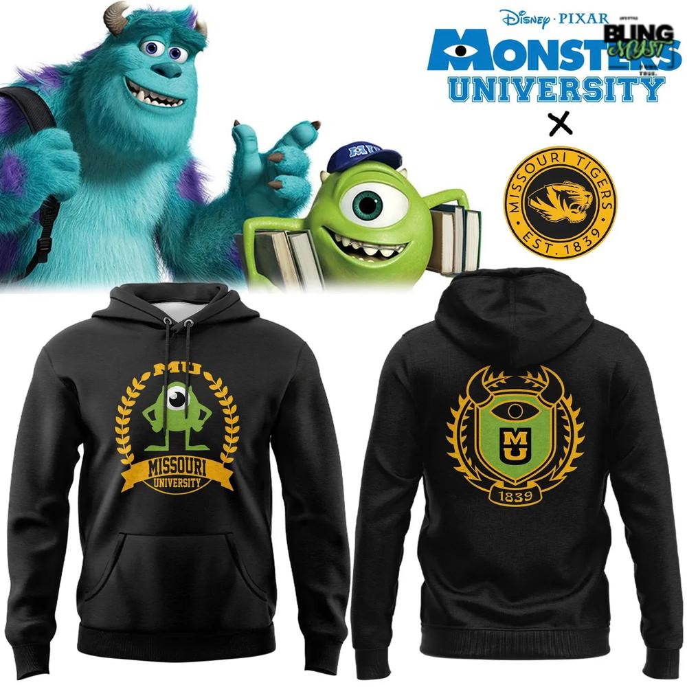 Missouri Tigers x Monsters University Hoodie Missouri Tigers x Monsters University Hoodie