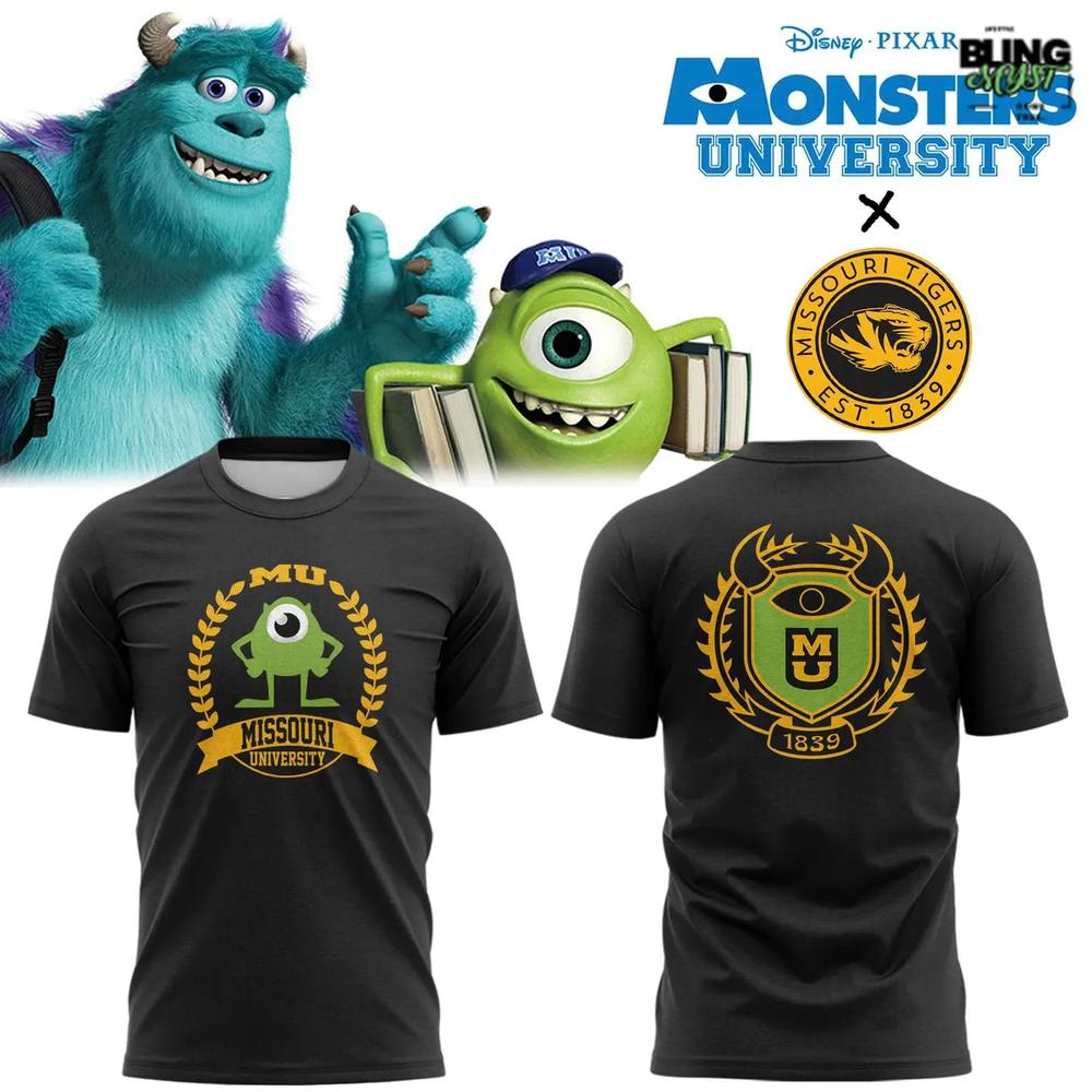 Missouri Tigers x Monsters University T-Shirt Missouri Tigers x Monsters University T-Shirt