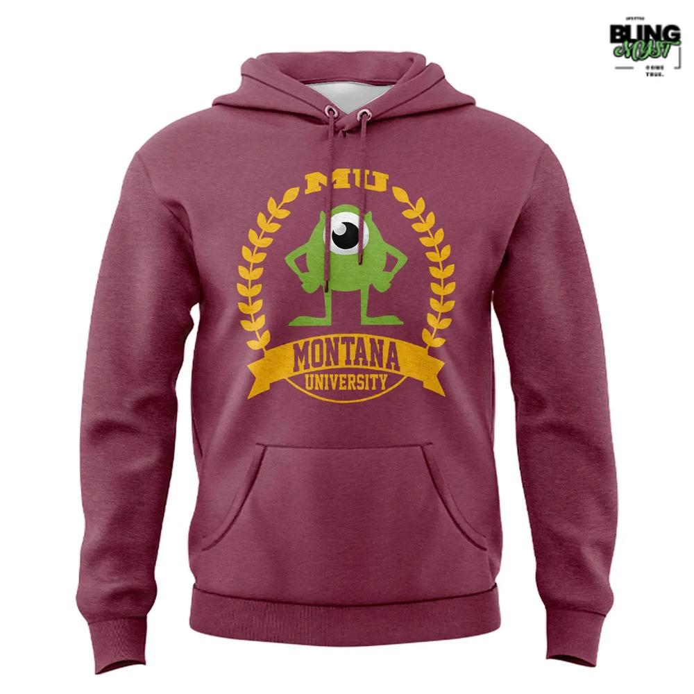 Montana Grizzlies x Monsters University Hoodie Montana Grizzlies x Monsters University Hoodie