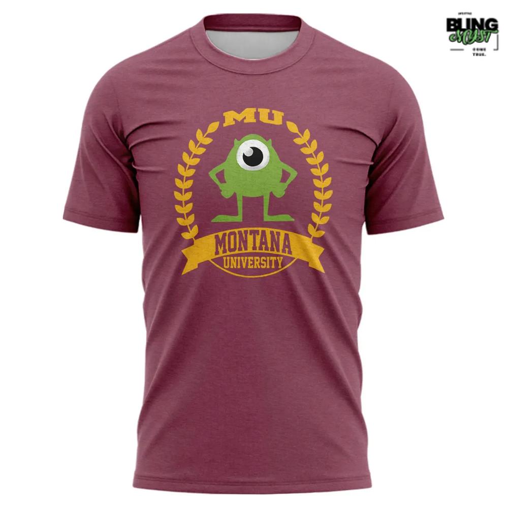 Montana Grizzlies x Monsters University T-Shirt Montana Grizzlies x Monsters University T-Shirt