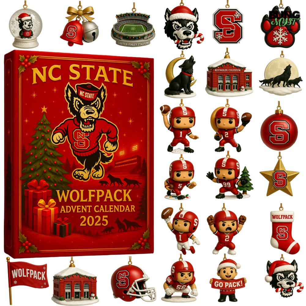 NC State Wolfpack Limited Edition Advent Calendar 2025 NC State Wolfpack Limited Edition Advent Calendar 2025