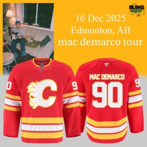 NHL X Mac DeMarco Canada Tour 2025 Limited Hockey Jersey