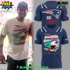 New England Patriots Super Bowl XXXVI Champions 2025 T-Shirt