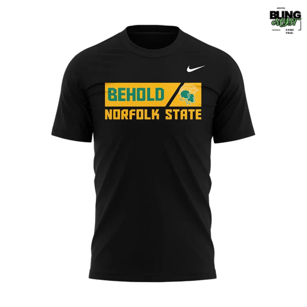 Norfolk State Spartans Behold the Green & Gold T-Shirt Norfolk State Spartans Behold the Green & Gold T-Shirt