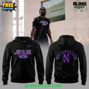Northwestern Wildcats Jesus Won Special Hoodie