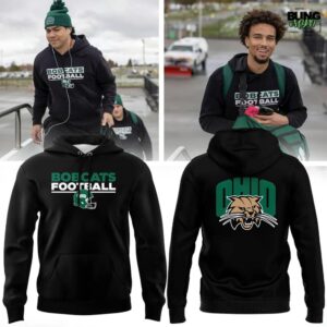 Ohio Bobcat Black Attack Cat Special Edition Hoodie
