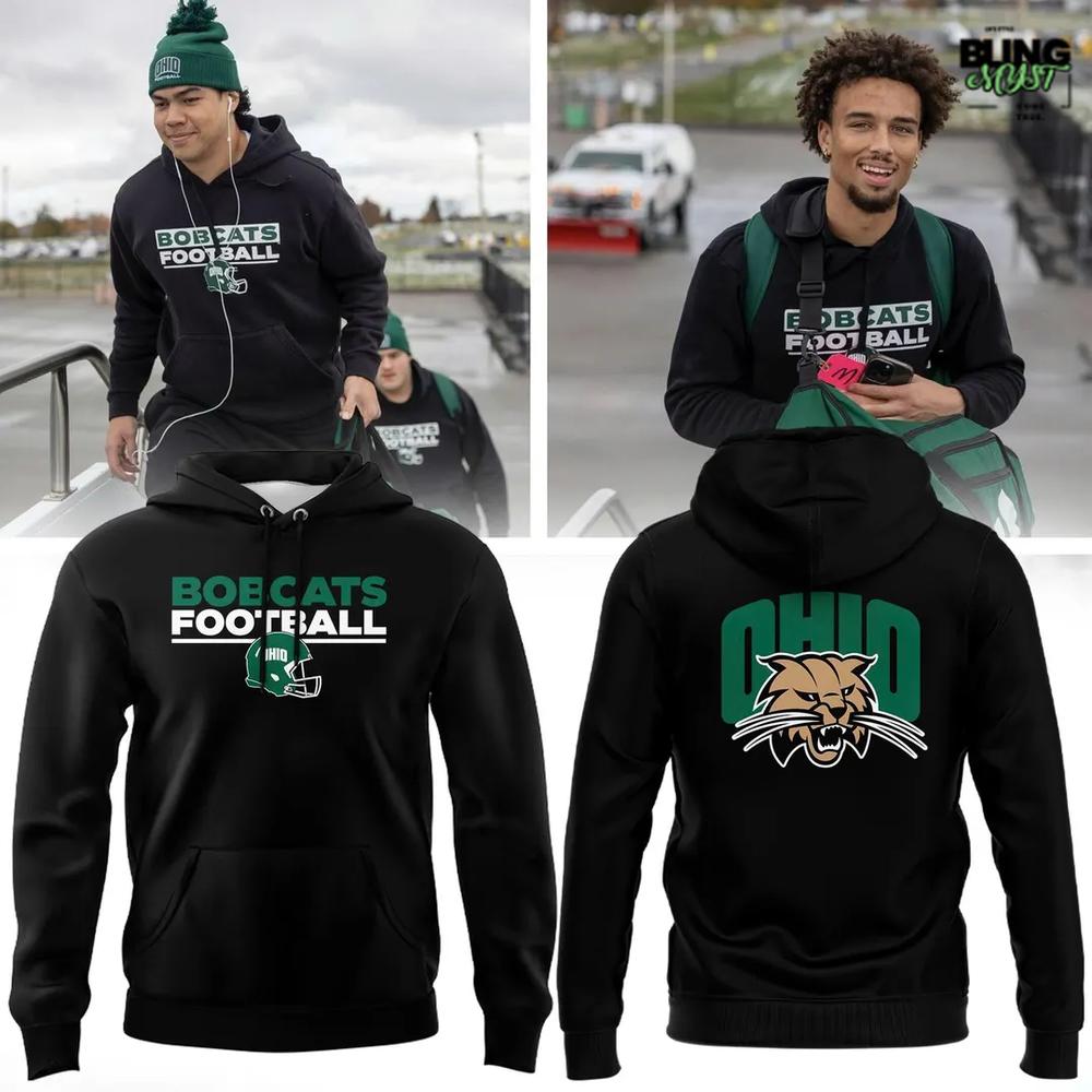 Ohio Bobcat Black Attack Cat Special Edition Hoodie Ohio Bobcat Black Attack Cat Special Edition Hoodie
