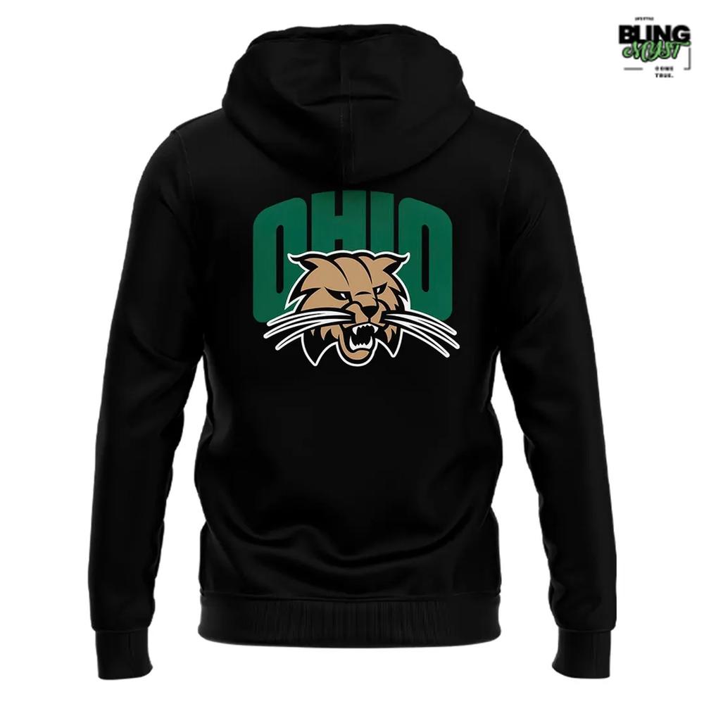 Ohio Bobcat Black Attack Cat Special Edition Hoodie Ohio Bobcat Black Attack Cat Special Edition Hoodie