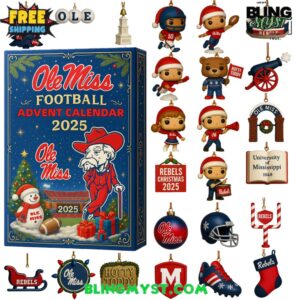 Ole Miss Rebels Football Limited Advent Calendar 2025