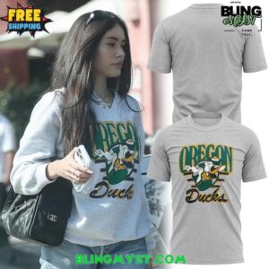 Oregon Ducks Madison Beer Gray T-Shirt