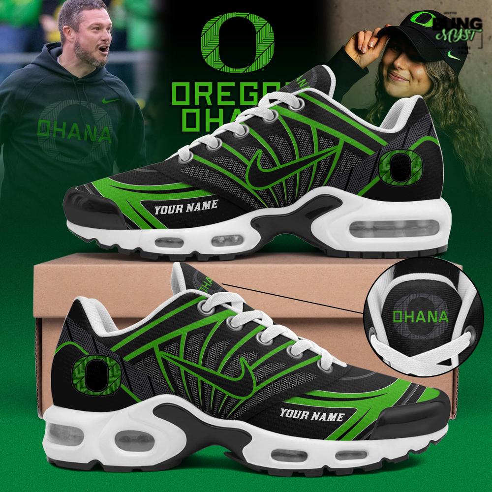 Oregon Ducks Ohana Limited Edition Air Max Plus Shoes Oregon Ducks Ohana Limited Edition Air Max Plus Shoes