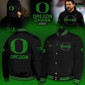Oregon Ducks x Ohana 2025 Special Edition Varsity Jacket