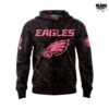 Philadelphia Eagles Breast Cancer Awareness 2025 Hoodie 1 Philadelphia Eagles Breast Cancer Awareness 2025 Hoodie 2