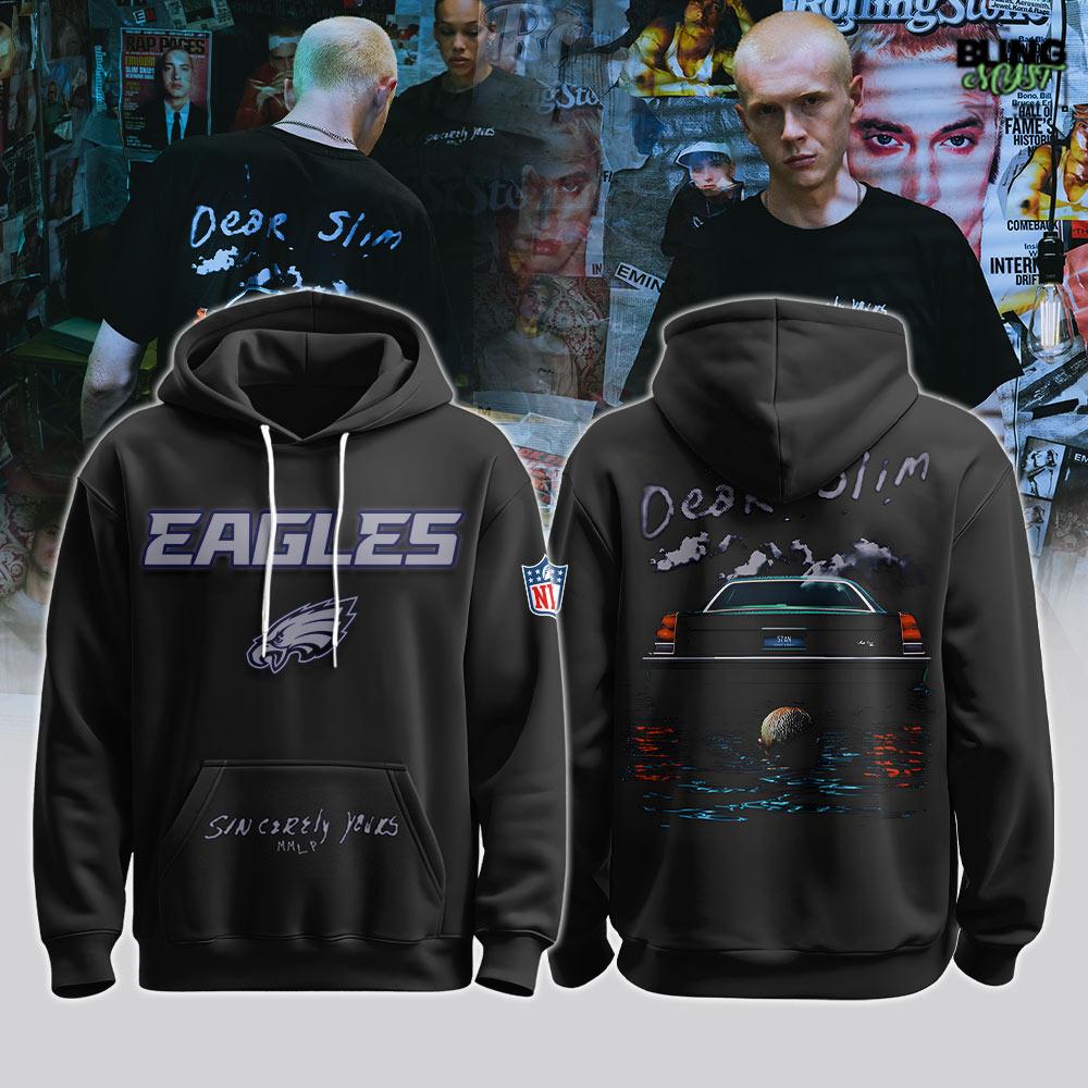 Philadelphia Eagles x Eminem Dear Slim Special Hoodie Philadelphia Eagles x Eminem Dear Slim Special Hoodie
