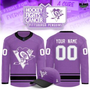Pittsburgh Penguins 2025 Hockey Fights Cancer Limited Hockey Jersey